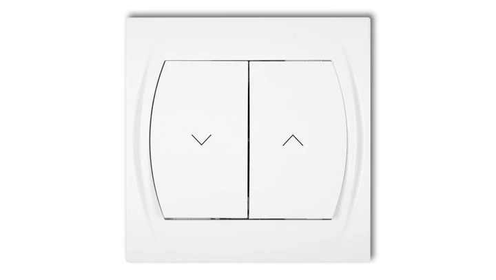 LOGO Łącznik żaluzjowy biały LWP-8