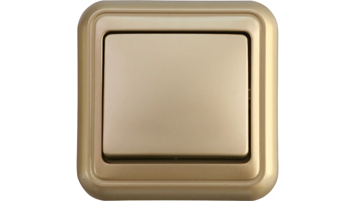 LIZA Łącznik jednobiegunowy złoty 6WPT-1