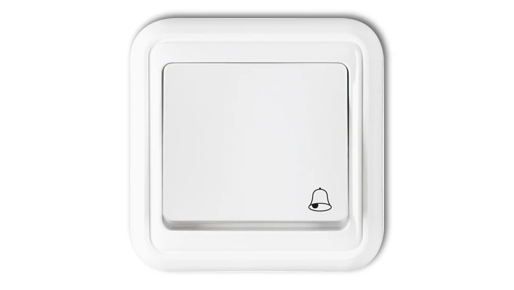 LIZA Przycisk /dzwonek/ biały WPT-4