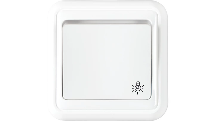 LIZA Przycisk /światło/ biały WPT-5