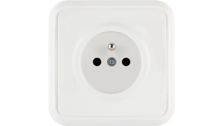 LIZA Gniazdo pojedyncze z/u biały GPT-1z