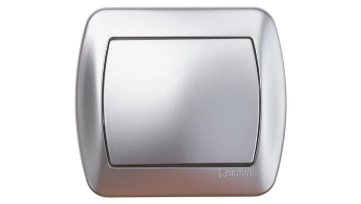 Simon Akord Łącznik jednobiegunowy aluminium metalizowane AW1/26