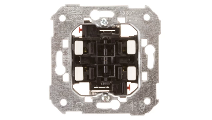 Simon 82 Łącznik schodowy podwójny mechanizm, szybkozłącza, 75397-39