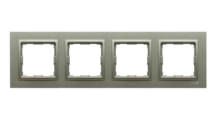 VENA2 Ramka poczwórna satyna 525084