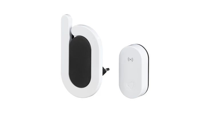 Dzwonek sieciowy bezprzewodowy BULIK II zestaw IP56 zasięg 350m DRS-985H SUN10000428