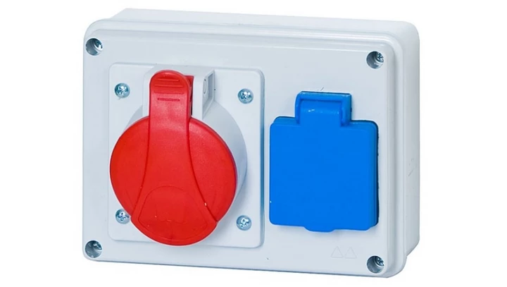 Rozdzielnica budowlana BERGAMO 1x5P 32A 1x2P+Z ITALINE ITA00112 ELIT50522