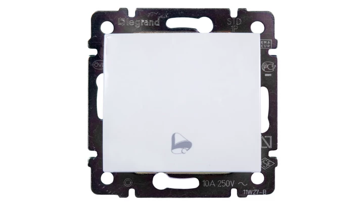 VALENA Przycisk /dzwonek/ biały 774216