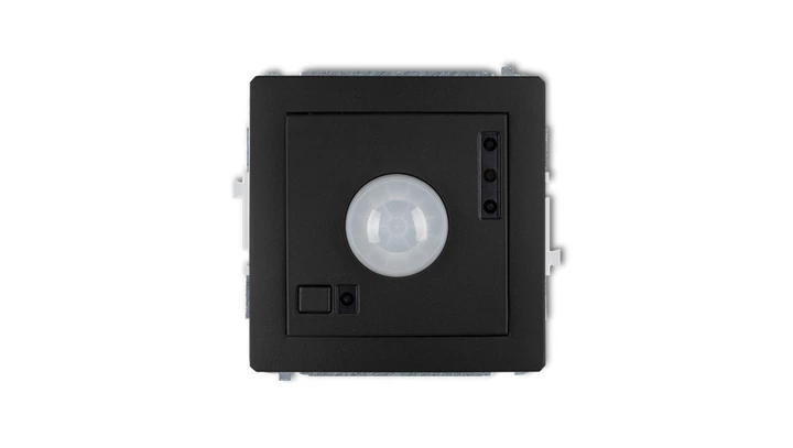 DECO Czujnik ruchu elektroniczny czarny mat 12DCR-1
