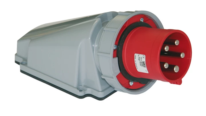Wtyczka tablicowa kątowa 63A 5P 400V IP67 77735-6