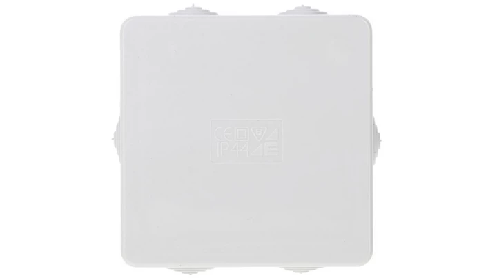 Puszka n/t hermetyczna PI z dławikami, pokrywa na zatrzask IP44 80x80 31.180