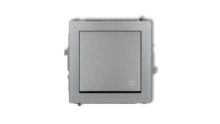 DECO Łącznik krzyżowy srebrny metalik 7DWP-6