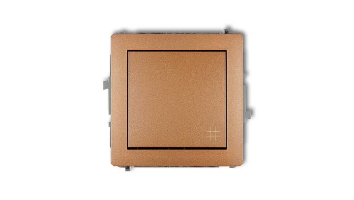 DECO Łącznik krzyżowy złoty metalik 8DWP-6