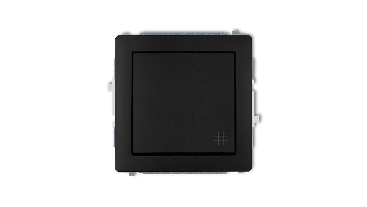 DECO Łącznik krzyżowy czarny mat 12DWP-6