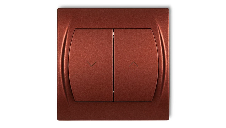 LOGO Łącznik żaluzjowy brĄzowy metalik 9LWP-8