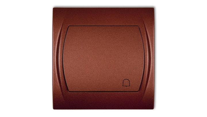 LOGO Przycisk /dzwonek/ podświetlany brązowy metalik 9LWP-4L