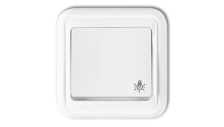 LIZA Przycisk /światło/ biały WPH-5