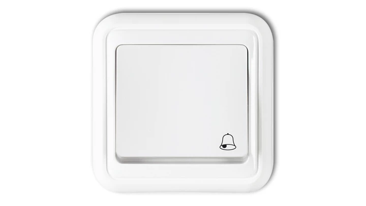 LIZA Przycisk /dzwonek/ podświetlany biały WPT-4L