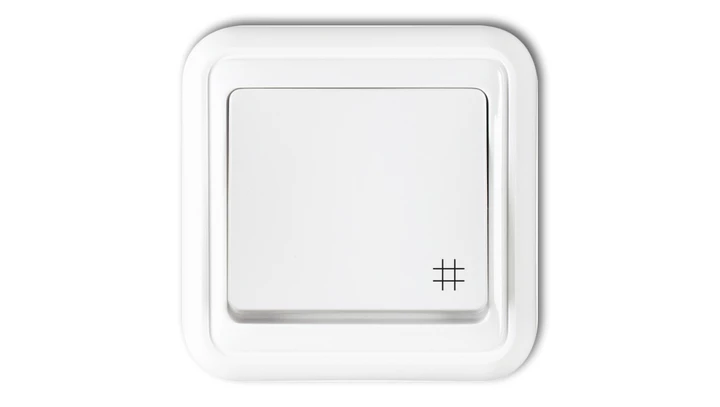 LIZA Łącznik krzyżowy podświetlany biały WPT-6L