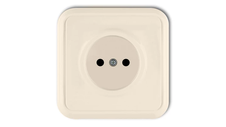 LIZA Gniazdo pojedyncze b/u beżowy 1GPT-1