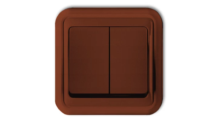 LIZA Łącznik świecznikowy podświetlany brązowy 4WPT-2L