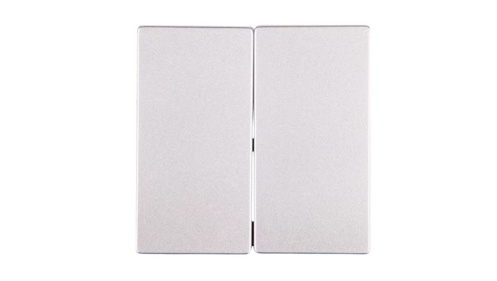 Merten System M Klawisz podwójny aluminium MTN433560