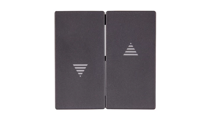 Merten System M Klawisz podwójny łącznika żaluzjowego z z symbolem /strzałka/ antracytMTN435514