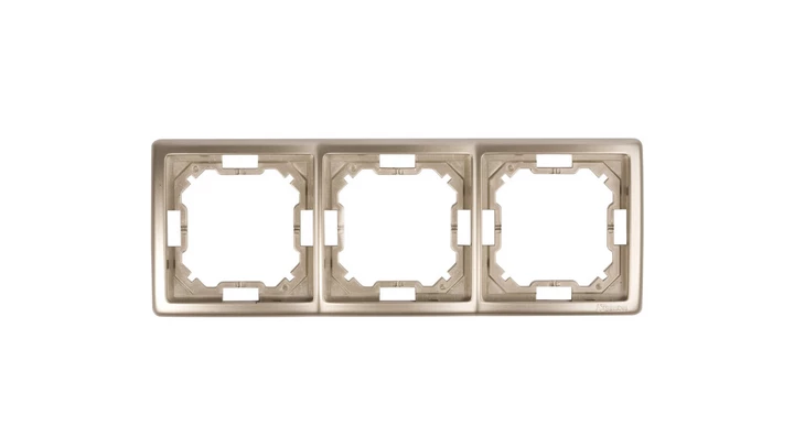 Simon Basic Standard Ramka potrójna uniwersalna satynowa BMR3/29