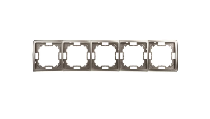 Simon Basic Standard Ramka pięciokrotna uniwersalna satynowa BMR5/29