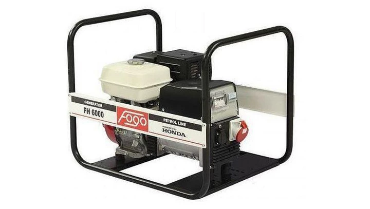 Agregat prądotwórczy 3-fazowy synchron 5kVA 4kW 7,2A IP23 Honda GX270 auto reg nap (AVR) FH 6000 R