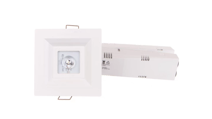 Oprawa awaryjna LOVATO P ECO LED 3W 315lm (opt. otwarta) 1h jednozadaniowa AT biała LVPO/3W/E/1/SE/AT/WH