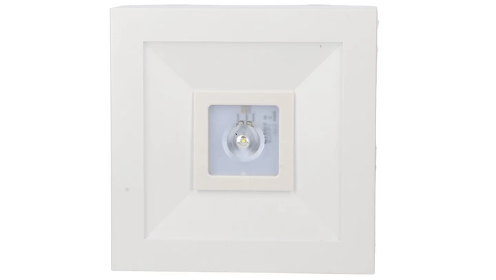 Oprawa awaryjna LOVATO N ECO LED 1W 125lm (opt. otwarta) 3h jednozadaniowa biała LVNO/1W/E/3/SE/AT/WH