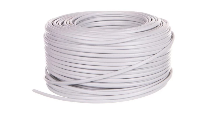 Przewód płaski H03VVH2-F (OMYp) 2x1 biały /25m/