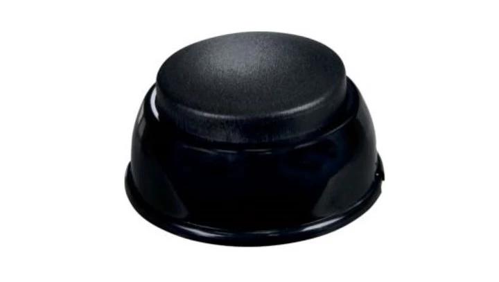 Wyłącznik nożny przelotowy, dwupozycyjny, dwutorowy, 2,5A/250V WN-2/2,5A/CZARNY