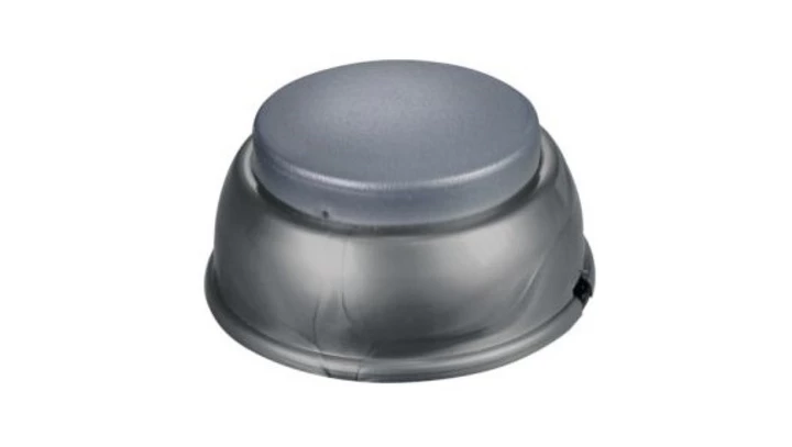 Wyłącznik nożny przelotowy, dwupozycyjny, dwutorowy, 2,5A/250V WN-2/2,5A/SREBRNY