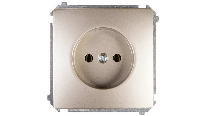 Simon Basic Gniazdo pojedyncze b/u 16A IP20 satynowe BMG1.01/29