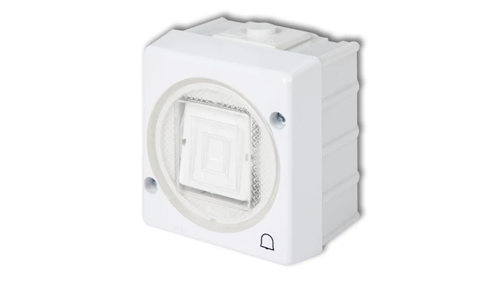 SENIOR Przycisk /dzwonek/ podświetlany biały WHS-4L