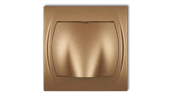 LOGO Wypust kablowy złoty metalik 8LWPK