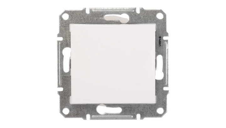 Sedna Łącznik jednobiegunowy 10AX biały IP44 SDN0100321