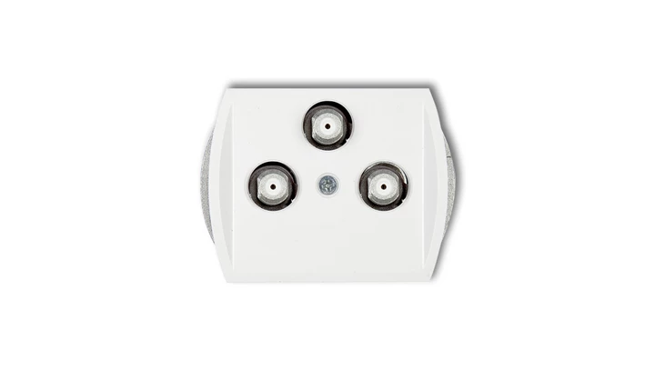 TREND Gniazdo multimedialne 3F DATA (Vectra) biały GMV