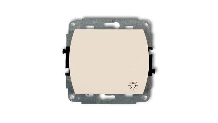 TREND Przycisk /światło/ podświetlany beżowy 1WP-5L