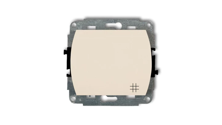 TREND Łącznik krzyżowy podświetlany beżowy 1WP-6L