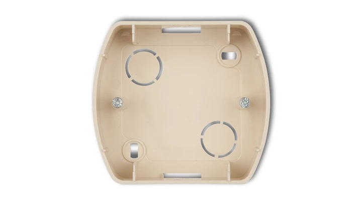 TREND Puszka montażowa pozioma pojedyncza beżowy 1PTH-1