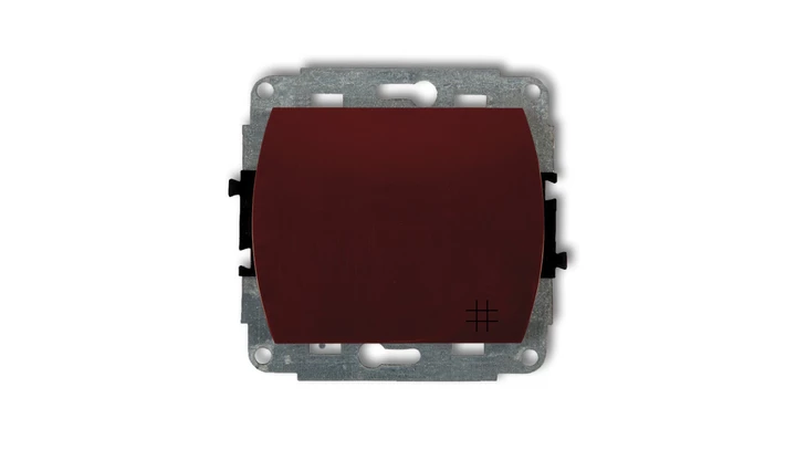 TREND Łącznik krzyżowy podświetlany brązowy 4WP-6L