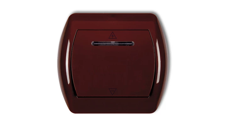 TREND Sterownik roletowy sterowany dotykiem i dowolnym pilotem brązowy 4SR-1