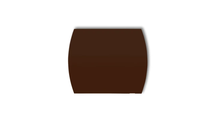 Zaślepka do ramki serii TREND i LOGO brązowy 4ZA