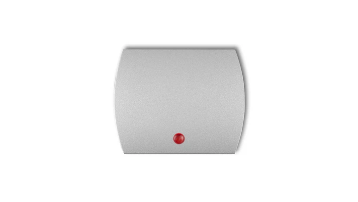 Klawisz z oczkiem do łączników serii TREND i LOGO srebrny metalik 7KZO