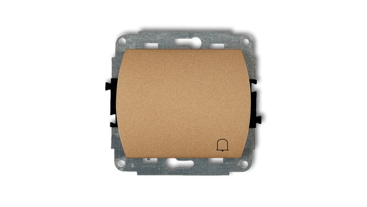 TREND Przycisk /dzwonek/ podświetlany złoty metalik 8WP-4L