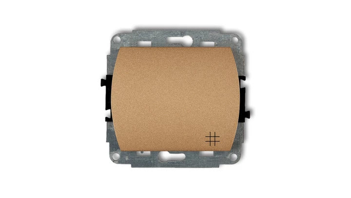 TREND Łącznik krzyżowy podświetlany złoty metalik 8WP-6L