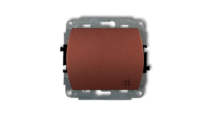 TREND Łącznik krzyżowy podświetlany brązowy metalik 9WP-6L