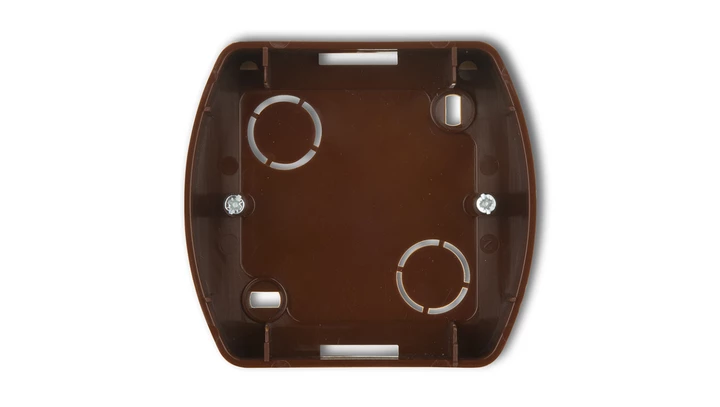 TREND Puszka montażowa pozioma pojedyncza brĄzowy metalik 9PTH-1